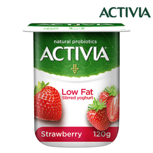 أكتيفيا زبادي فراولة لايت - 120جم