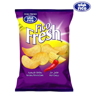 فيكو فريش شيبس طعم الفلفل الحار - 80 جم