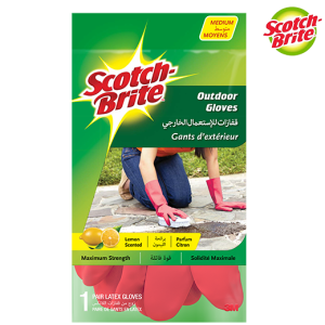 سكوتش برايت قفازات للأستعمال الثقيل - متوسط