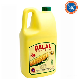 المطاحن دلال زيت الذرة الخالص - 5 لتر