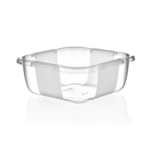 حوض مربع شفاف -  6.5 لتر