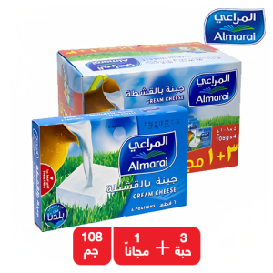 المراعي جبنة بالقشطة - 4 × 108 جم  