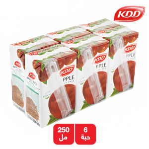 كى دى دى عصير التفاح - 6 × 250 مل