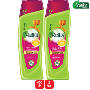 دابر فاتيكا شامبو لعلاج الشعر المتضرر - 2 × 400 مل