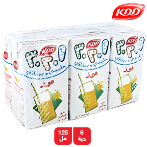 كى دى دى حليب بنكهة الموز - 6 × 125 مل