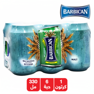 بربيكان مشروب شعير خالي من الكحول - 6 × 330 مل
