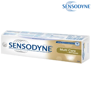 سنسوداين معجون أسنان عناية متعددة + تبيض الأسنان - 75 مل

