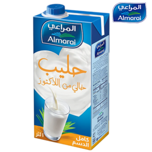 المراعي حليب خالي من اللاكتوز - 1 لتر