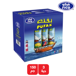 فيكو صندوق بفك سفينة ذرة منفوخة - 3 × 150 جم