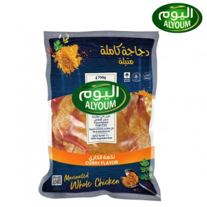 اليوم دجاج كاملة متبلة نكهة الكاري - 750 جم