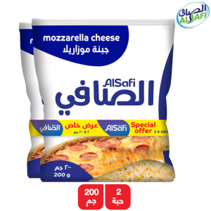 الصافي جبنة موزاريلا دانون - 2 × 200 جم