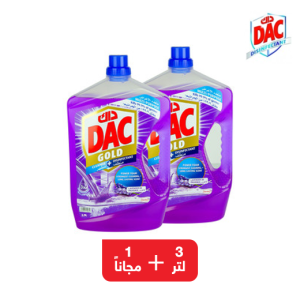 DAC Disinfectant Gold Lavender 3 L+  1 L Free 