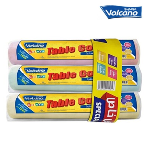 فولكينو مفارش سفرة ألوان متعددة عرض خاص 3 رول  مقاس - 107 × 85 × 1605 سم  