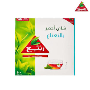 ربيع شاي أخضر بالنعناع - 100×1.8 جم