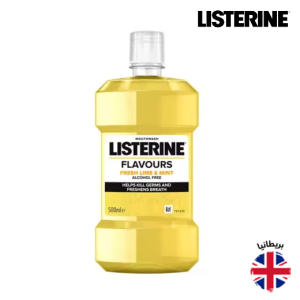 ليسترين غسول للفم بالليمون المنعش والنعناع - 500 مل