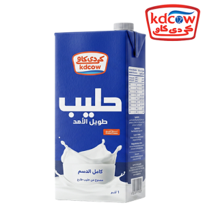كى دى كاو حليب طويل الأمد كامل الدسم - 1 لتر