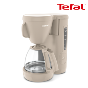 تيفال ماكينة تحضير القهوة مورنينج بلاستيك رمادي 1000 وات - 1.25 لتر