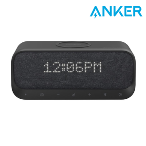 انكر مكبر صوت ساوندكور واكي بجانب السرير أسود