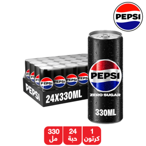 بيبسي زيرو مشروب غازي - 24 × 330 مل