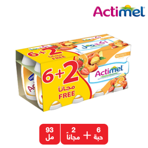 أكتمل مشروب الزبادي بكوكتيل الفواكه - 8 × 93 مل