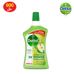 ديتول منظف الأرضيات القوي المضاد للبكتيريا برائحة  التفاح الأخضر - 900 مل